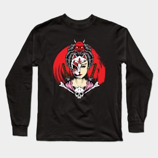 kitsune mask Long Sleeve T-Shirt